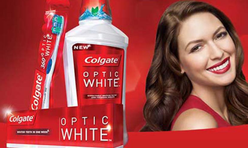 Save $1.50 on Colgate Optic White Toothpaste! – Get It Free