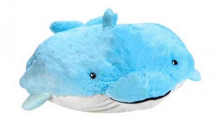 squeaky dolphin pillow pet