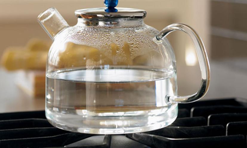 glass stovetop whistling kettle