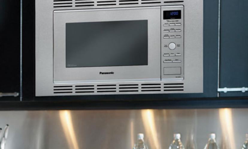 Save Up to 37% On a Panasonic Genius “Prestige” Sensor Microwave! – Get