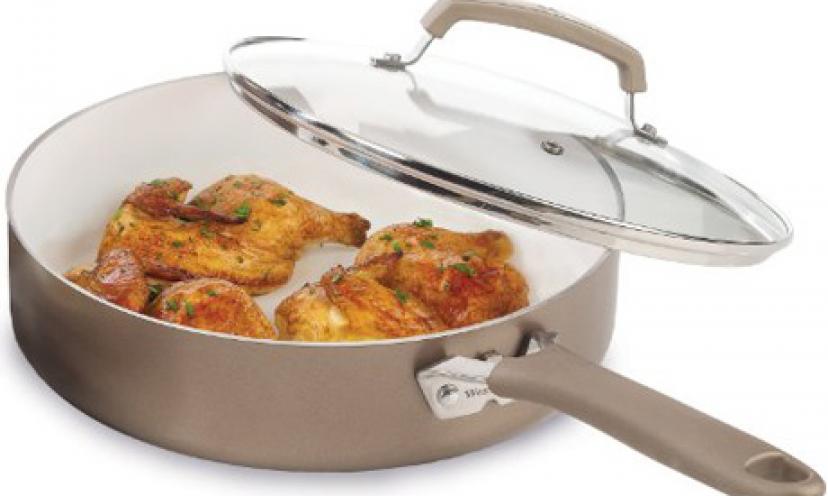 Save 63% On A 10-Piece Nonstick Ceramic Cookware Set!