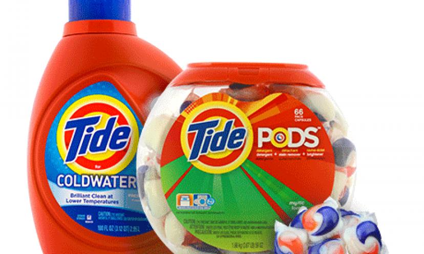 Get Your Free Tide Laundry Detergent