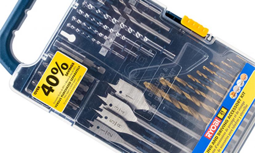 Get your Free Ryobi Drill Bits!