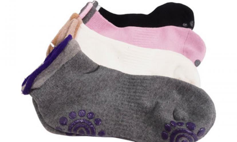 Get 54% Off Attmu Non-Slip Skid Yoga Pilates Socks with Grips!