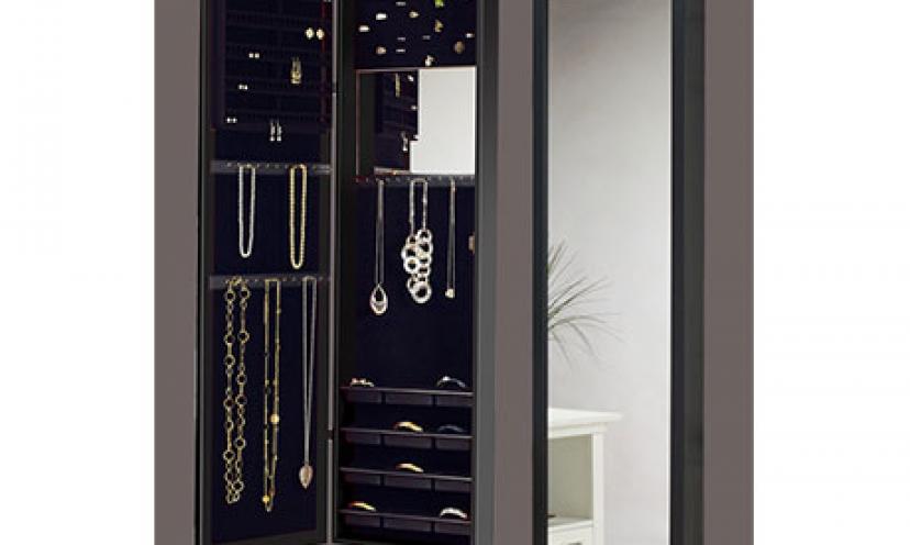 Save $68 on a Full-Body Mirror/Cabinet from Mirrotek!