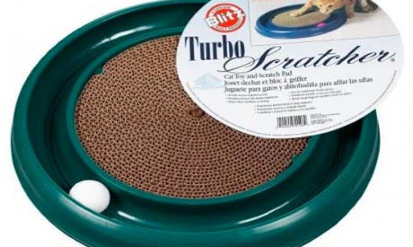Save 55% on a Bergan Turbo Scratcher Cat Toy!