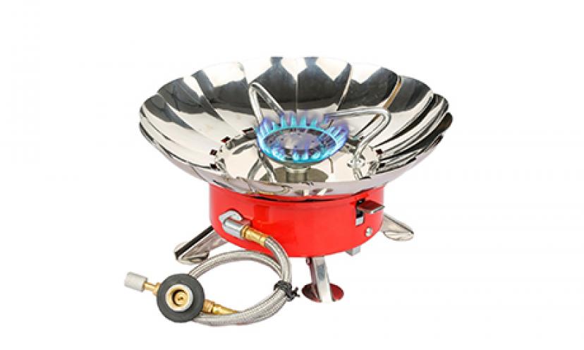 Save 37% Off on Etekcity E-Gear Portable Windproof Butane Outdoor Stove!