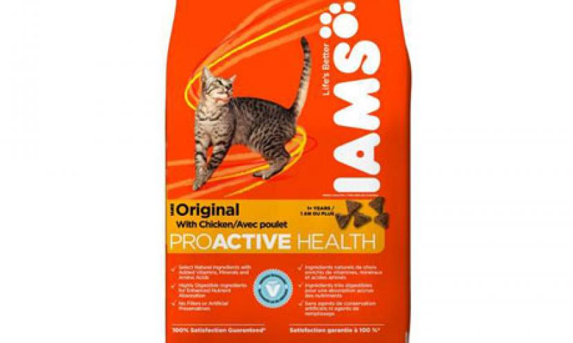 Get $2.00 Off One IAMS Dry Cat Food Bag! – Get it Free