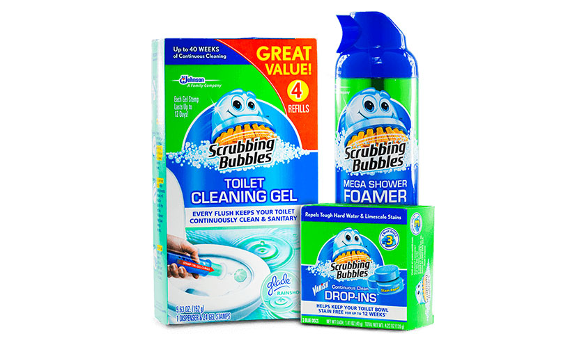 Get FREE Scrubbing Bubbles!