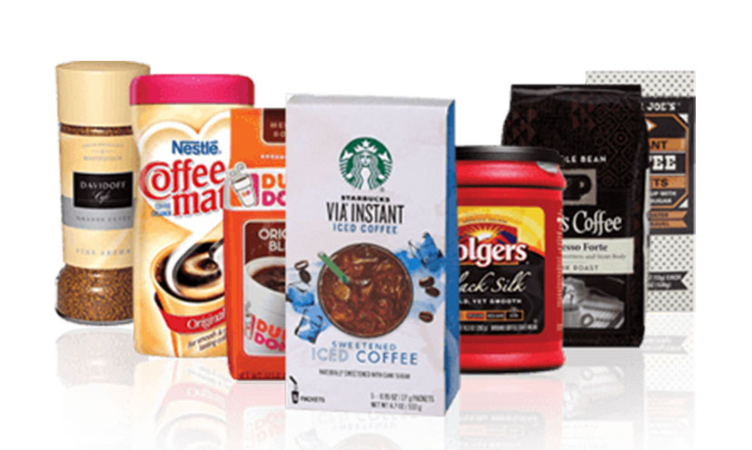 Get FREE Dunkin’, Starbucks or Folgers Coffee!