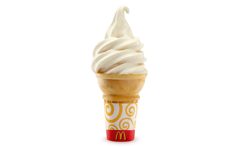 Get a FREE McDonald’s Soft Serve Ice Cream Cone!