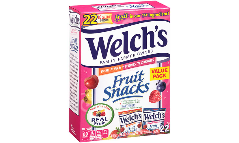 Save $1.00 on Welch’s Fruit Snacks! – Get It Free