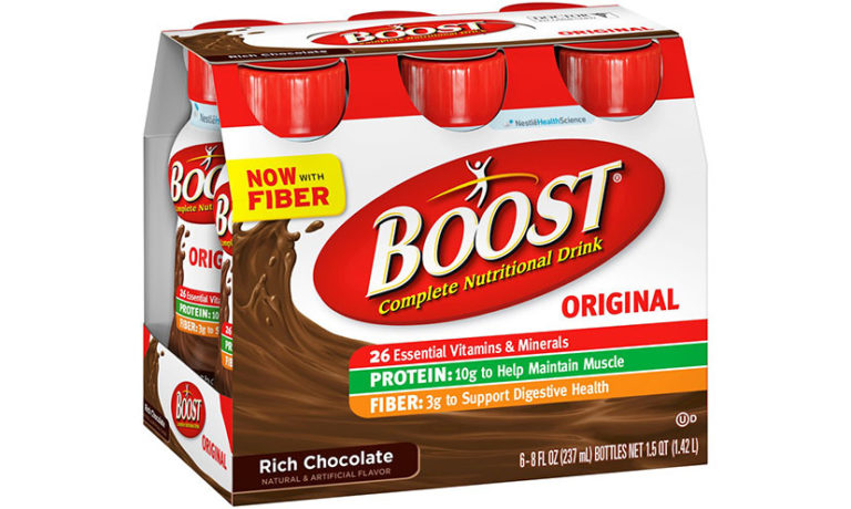 boost drink very high calorie