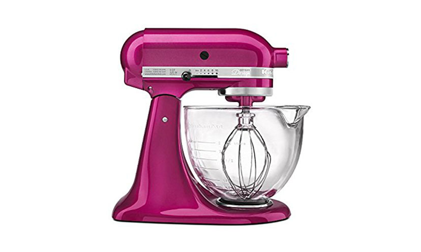 kitchen aid mixer light pink