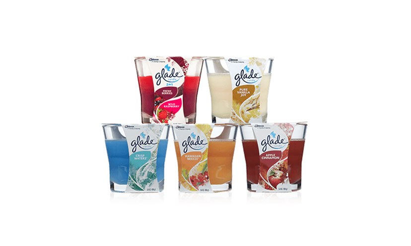 Get FREE Glade Candle Samples!