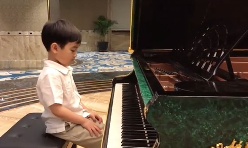 5 yr old piano prodigy