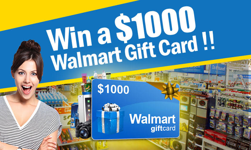 Enter To Win A 1 000 Walmart Gift Card Get It Free