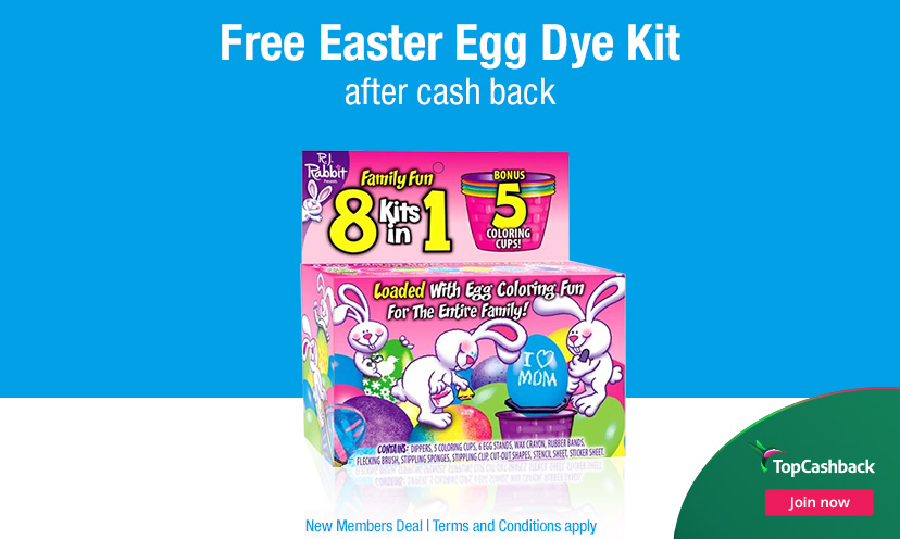 Get A Free Easter Egg Dye Coloring Kit After Cash Back Get It Free