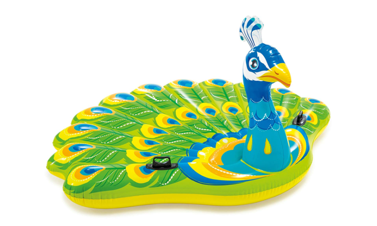 peacock floatie