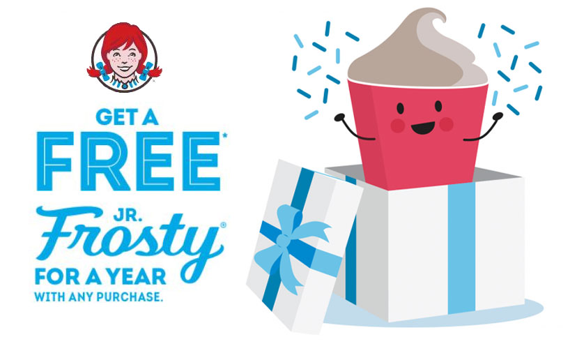 Get A FREE Wendy’s Frosty Jr. For A Year With Any Purchase! – Get It Free