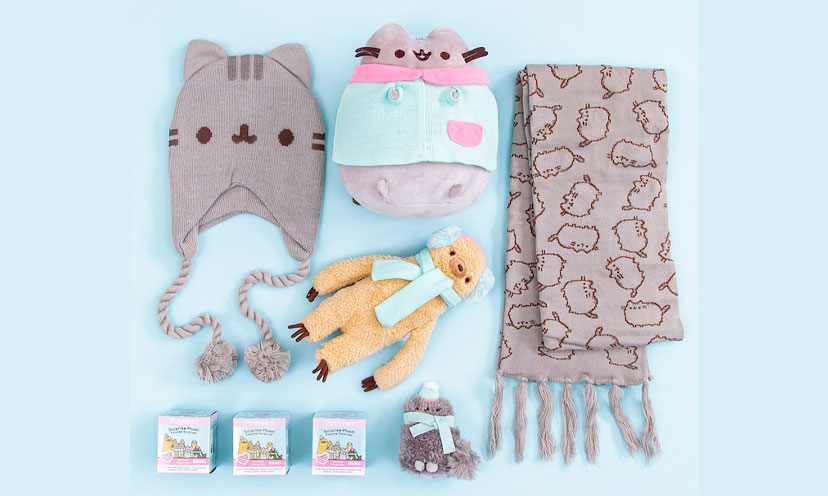 pusheen winter plush