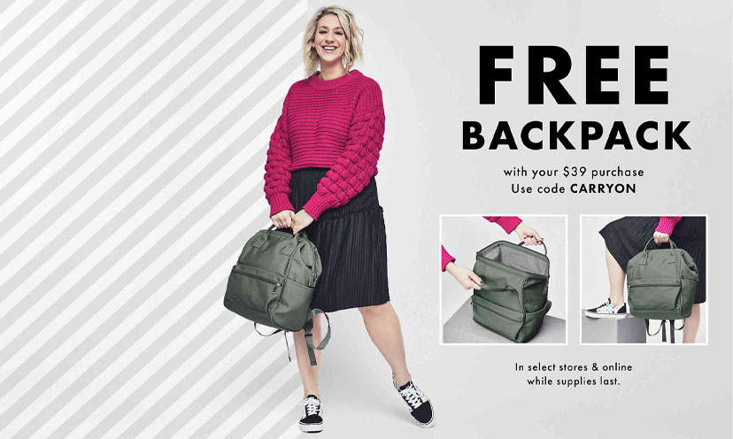 dsw free backpack