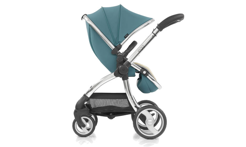 egg stroller blue