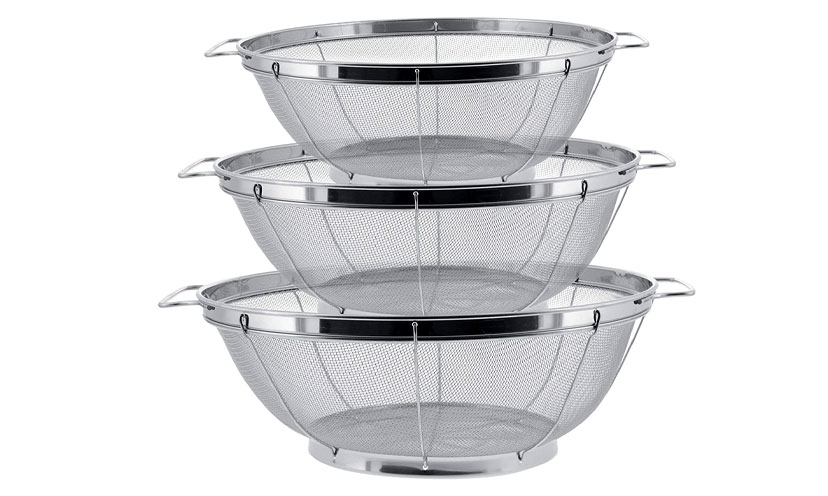 Save 40% on a 3-Piece Colander Food Strainer! – Get It Free